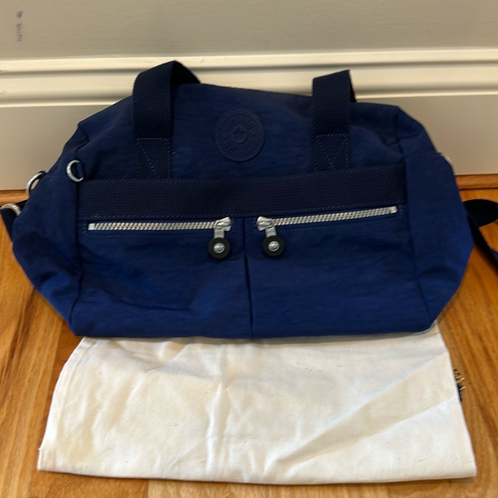 Immaculate BLUE KIPLING bag with removable strap